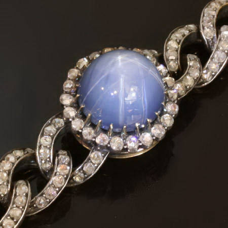 Antique jewelry with the color blue from $15,000 and up