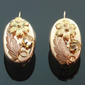 Antique Victorian earrings under $500