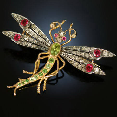 Antique Victorian brooches between $5000 and $10000