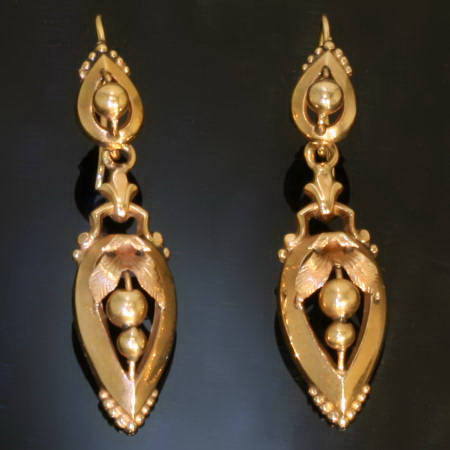 Antique Victorian earrings under $500