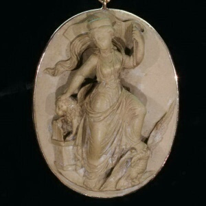 Antique jewelry with cameo