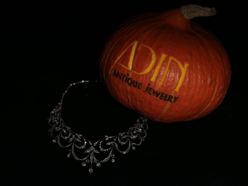 The perfect link between Halloween and Antique Jewelry