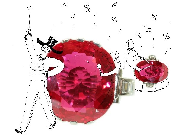 Click the picture to get to this French Art Deco large Verneuil ruby and diamond engagement ring