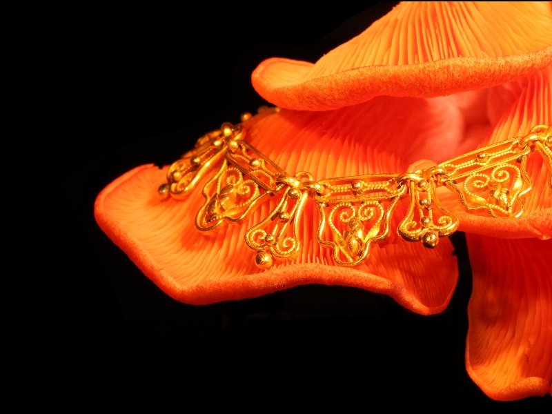 Click the picture to get to see this Victorian gold bow necklace.