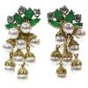 antique and estate earrings with green