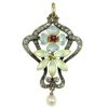 antique and estate pendants with green
