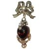 antique and estate pendants with red