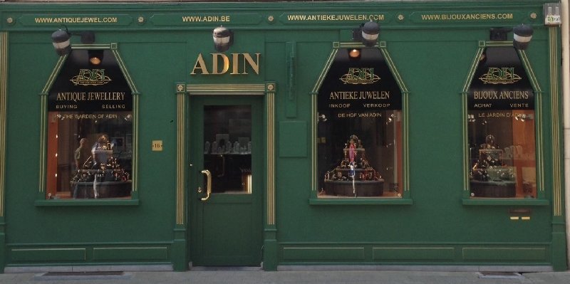 about Adin fine antique jewelry, Antwerp Belgium